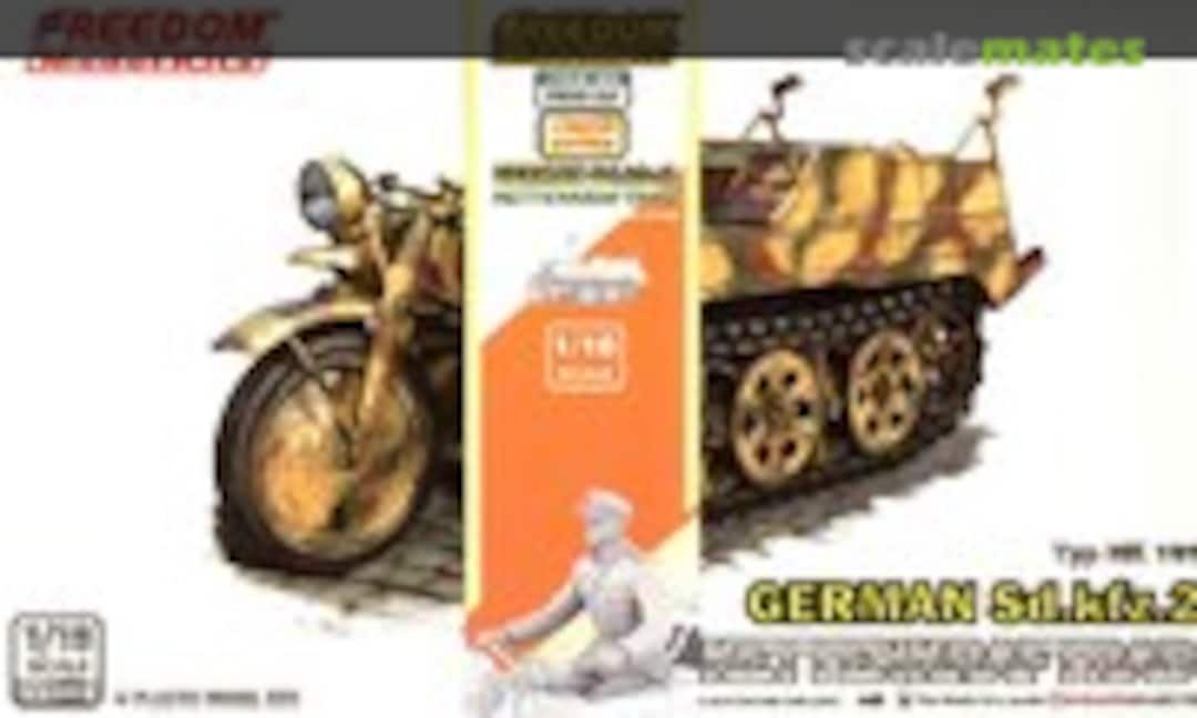 1:16 Sd.Kfz. 2 Kettenkraftrad with Driver (Freedom Model Kits 16001SP)