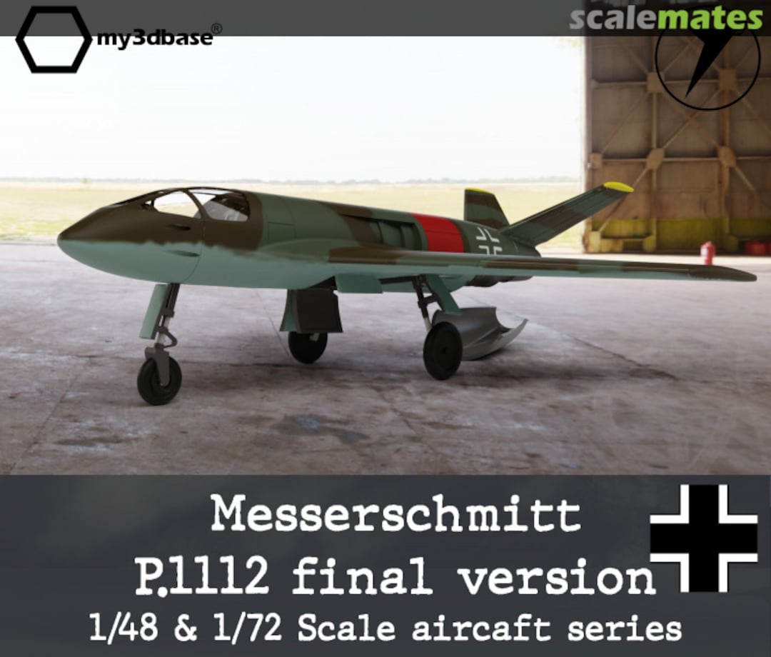 Boxart Messerschmitt P.1112 late version with HeS011 013771 my3dbase Boxart Messerschmitt P.1112 late version with HeS011 013771 my3dbase