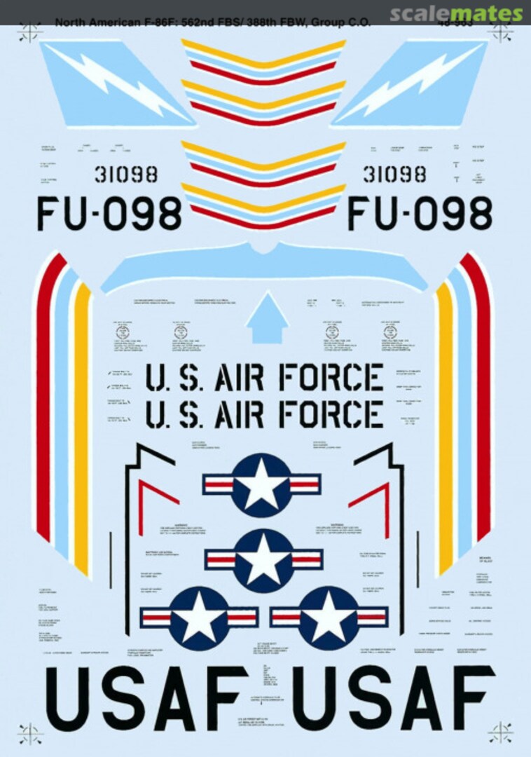 Boxart North American F-86F 48-963 Microscale