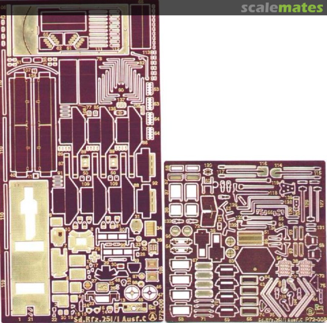 Boxart SdKfz.251/1 Ausf. C P72-008 Part Boxart SdKfz.251/1 Ausf. C P72-008 Part