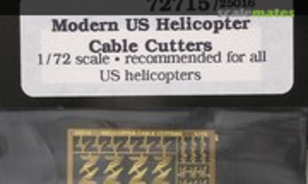 1:72 Modern US helicopter cable cutters (True Details 72715) 72715