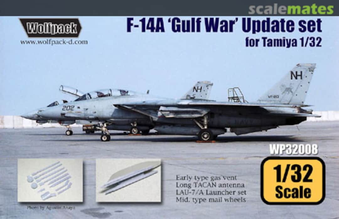 Boxart F-14A Tomcat 'Gulf War' Update Set WP32008 Wolfpack Boxart F-14A Tomcat 'Gulf War' Update Set WP32008 Wolfpack