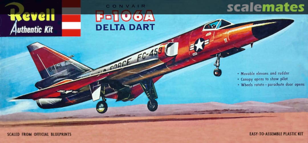 Boxart Convair F-106A Delta Dart H-298 Revell
