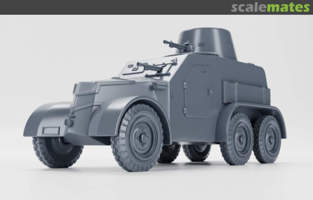 Boxart Armored Car Tatra OA vz.30 - closed hatch 72011415 EMP3d Boxart Armored Car Tatra OA vz.30 - closed hatch 72011415 EMP3d
