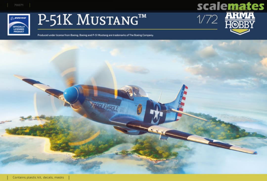 Boxart P-51K Mustang™ 70071 Arma Hobby Boxart P-51K Mustang™ 70071 Arma Hobby