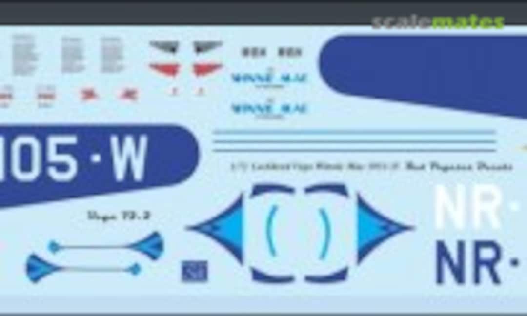 1:72 Lockheed Vega - Wiley Post's "Winnie Mae" (Draw Decal 72-RPD-VEGA-02) 72-RPD-VEGA-02