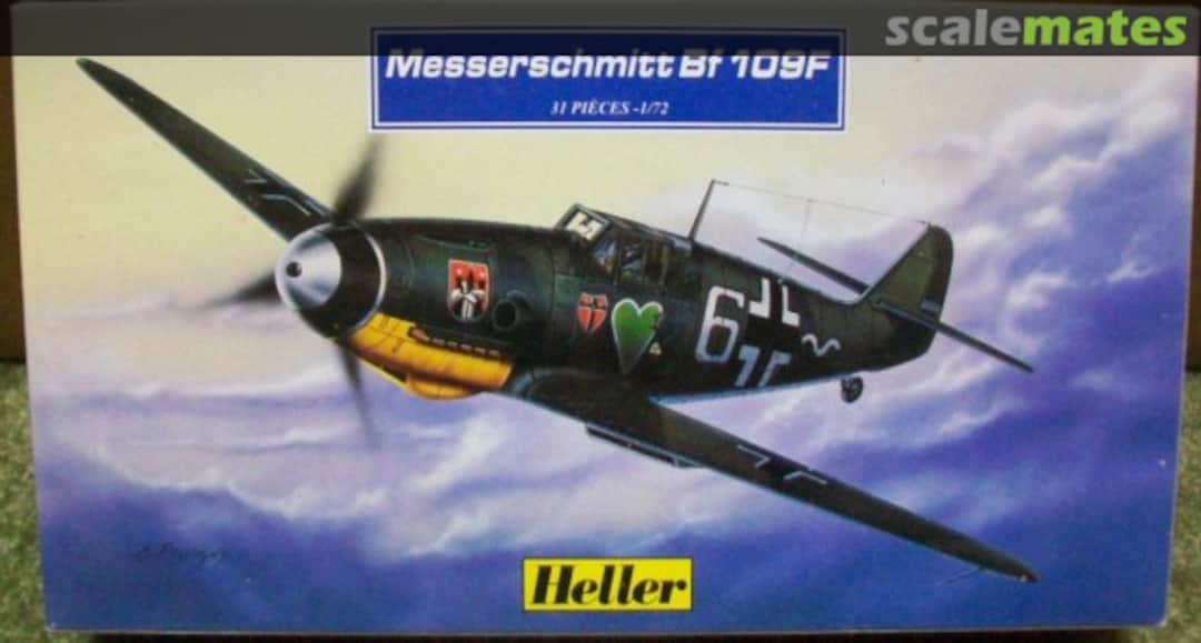 Boxart Messerschmitt Bf 109F 80232 Heller Boxart Messerschmitt Bf 109F 80232 Heller