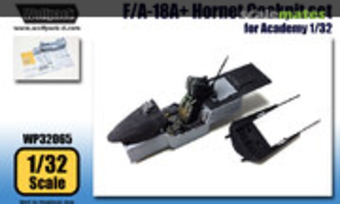 1:32 F/A-18A+ Hornet Cockpit Set (Wolfpack WP32065) WP32065