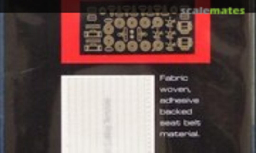 1:24 2-Racing Harness Sets Plus Adhesive Backed Seat Belts (Scale Motorsport 8124) 8124