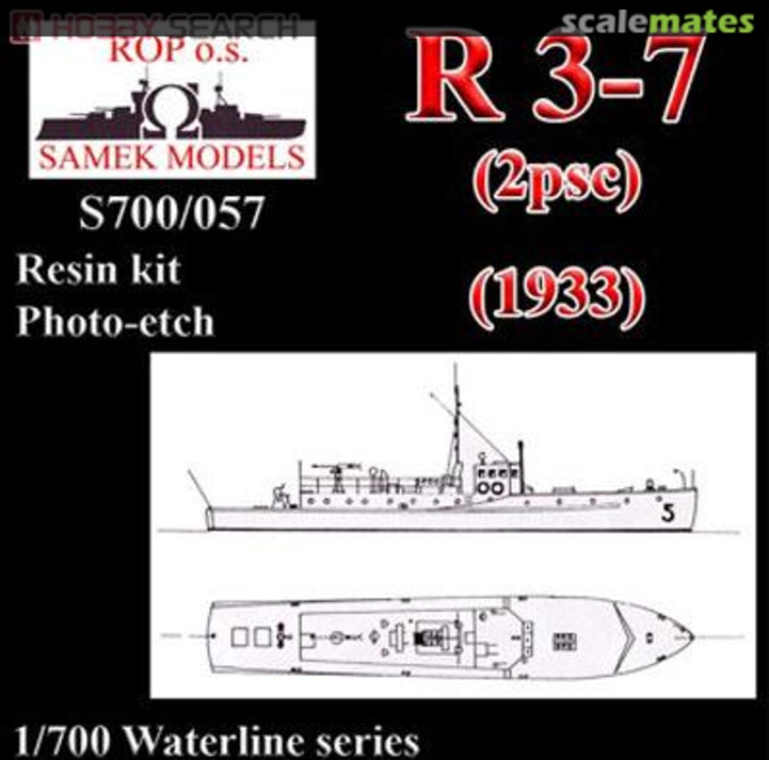 Boxart R 3-7 Germany 1933 S700/057 ROP o.s. Samek Models