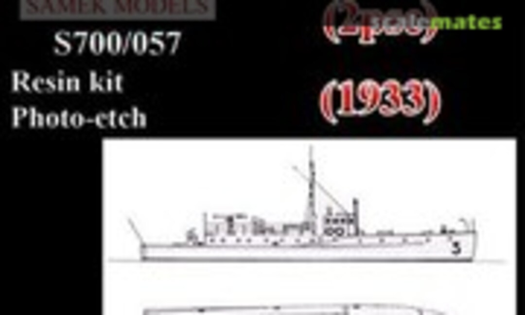 1:700 R 3-7 Germany 1933 (ROP o.s. Samek Models S700/057) S700/057