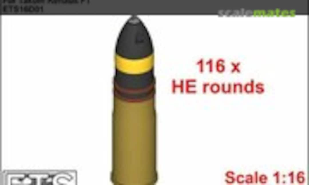 1:16 French 37 mm Rounds (ETS35 ETS16D01) ETS16D01