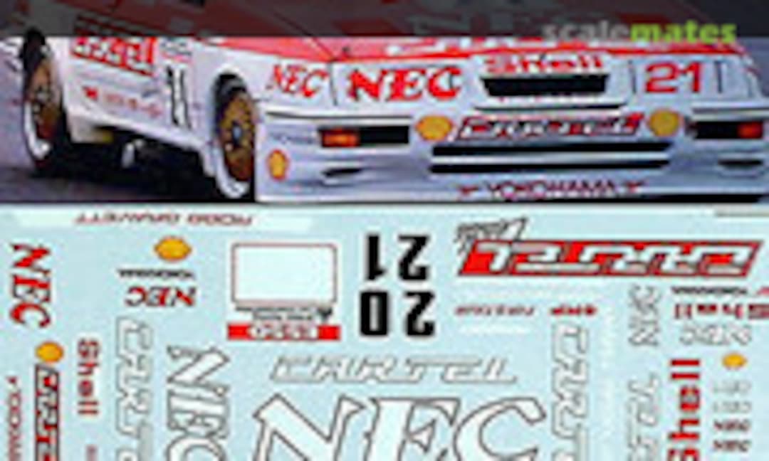 1:24 Ford Sierra Cosworth RS500 "NEC/Cartel" BTCC (DMC Decals 24-344)