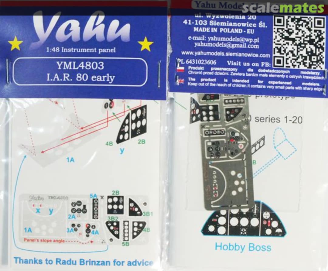 Boxart I.A.R. 80 early YML4803 Yahu Models Boxart I.A.R. 80 early YML4803 Yahu Models