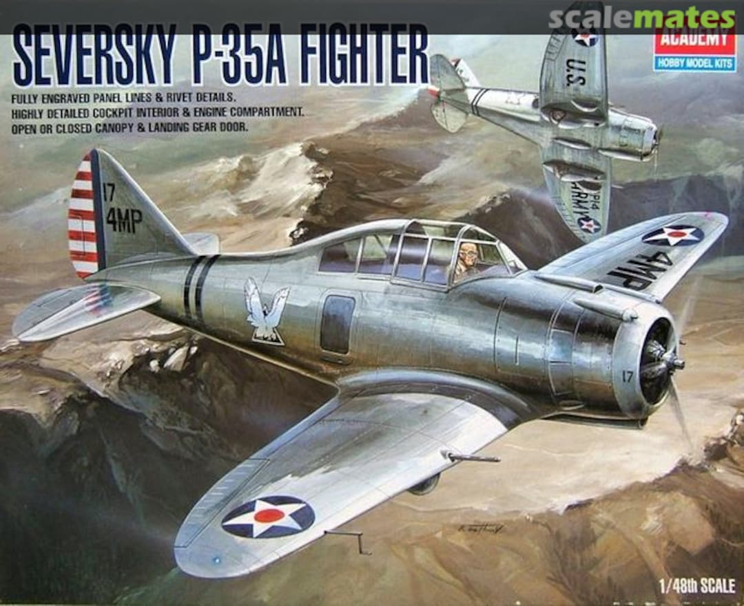 Boxart Seversky P-35A Fighter 2180 Academy Boxart Seversky P-35A Fighter 2180 Academy