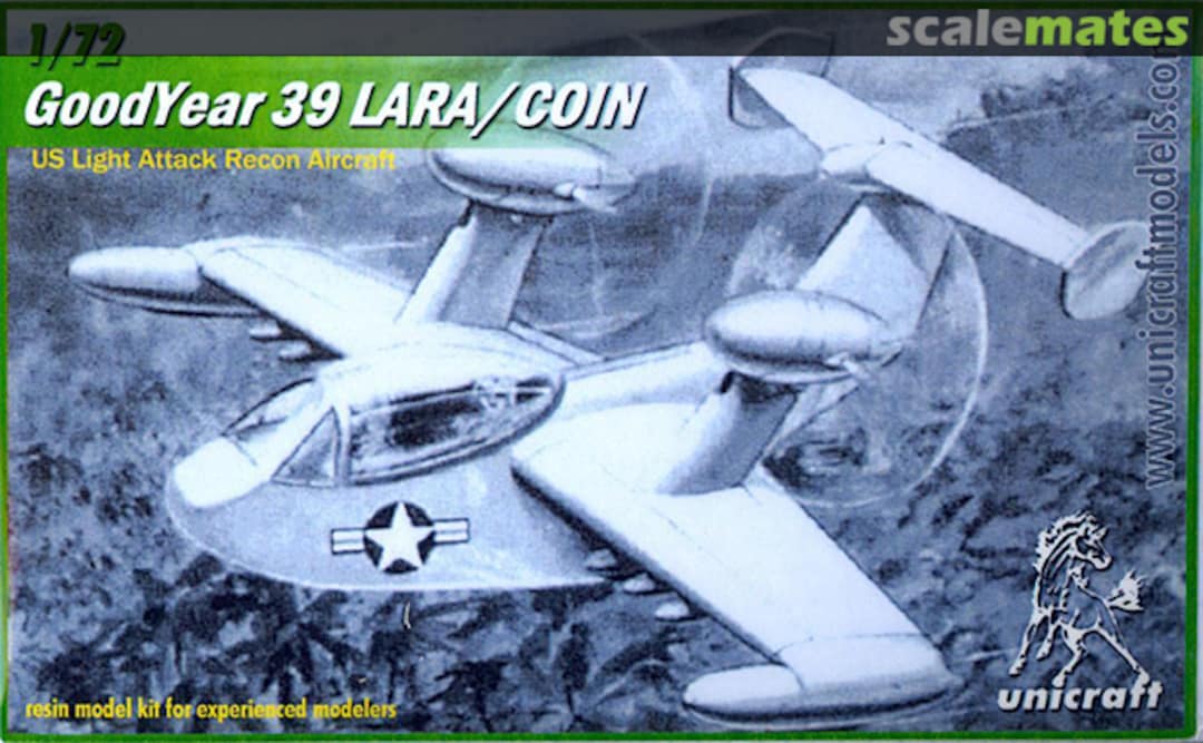 Boxart Goodyear 39 LARA/COIN Unicraft Models Boxart Goodyear 39 LARA/COIN Unicraft Models
