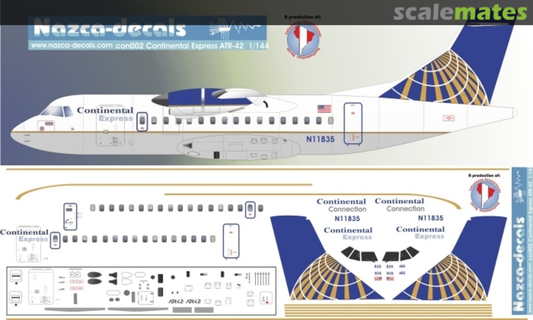 Boxart ATR 42-320 CON002 Nazca decals Boxart ATR 42-320 CON002 Nazca decals