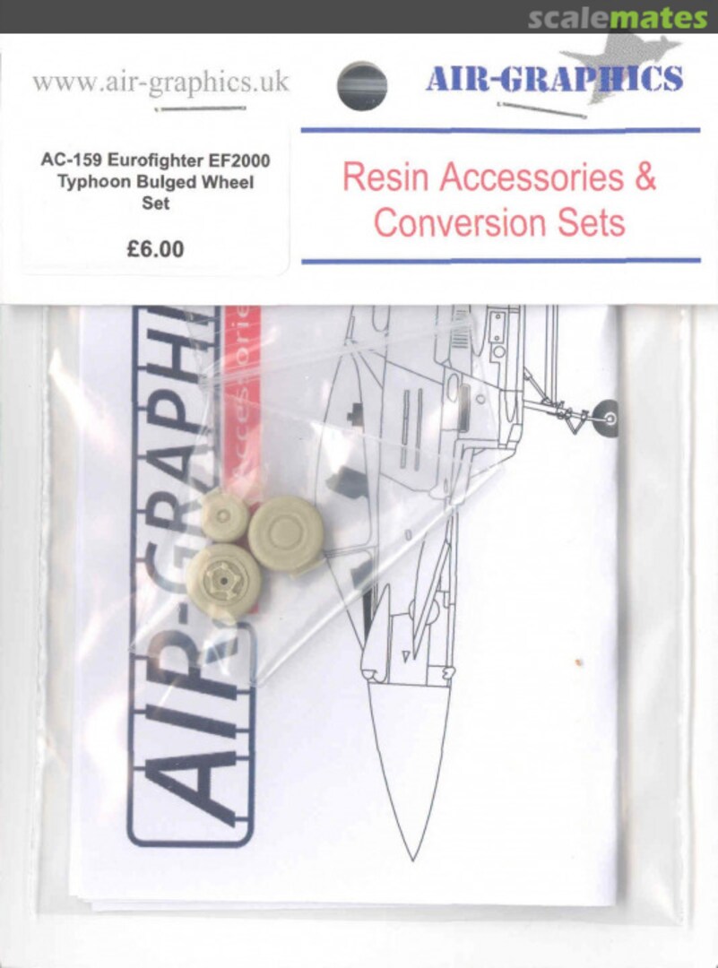 Boxart EF-2000 Typhoon - Bulged Wheel Set AIR.AC-159 Air-Graphics Models Boxart EF-2000 Typhoon - Bulged Wheel Set AIR.AC-159 Air-Graphics Models