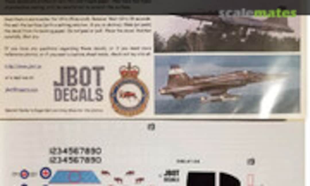 1:48 CF-5A No. 419 Squadron "Moose" (JBOT Decals 41-04-48) 41-04-48