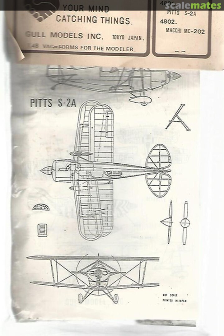 Boxart Pitts S-2A 4801 Gull Models Boxart Pitts S-2A 4801 Gull Models