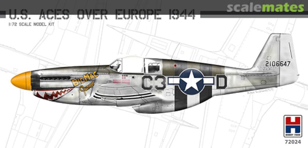 Boxart U.S. Aces over Europe 1944 72024 Hobby 2000 Boxart U.S. Aces over Europe 1944 72024 Hobby 2000