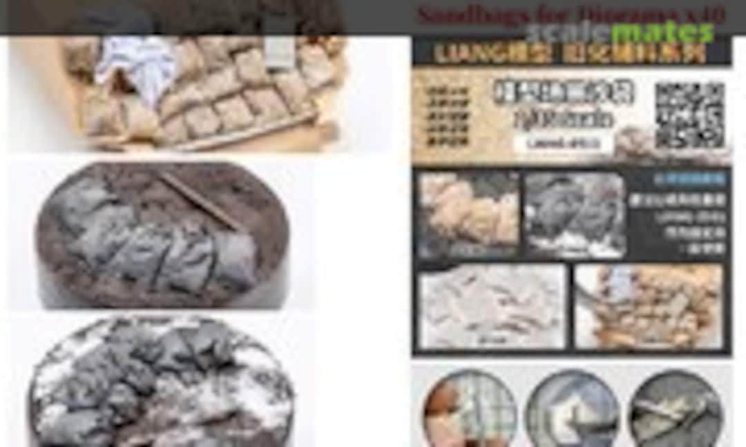 1:35 Sandbags for Diorama x40 (Liang Model Liang-0511) Liang-0511