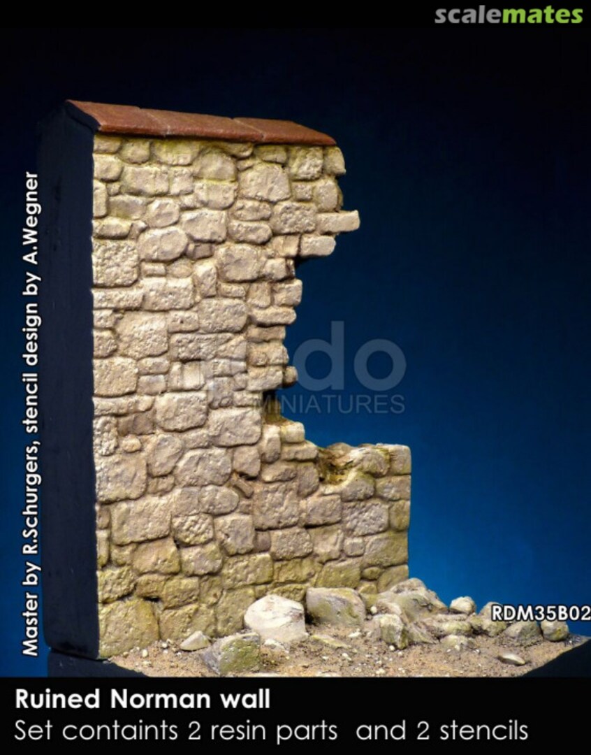 Boxart Destroyed Norman Wall, 1944 RDM35B02 Rado Miniatures