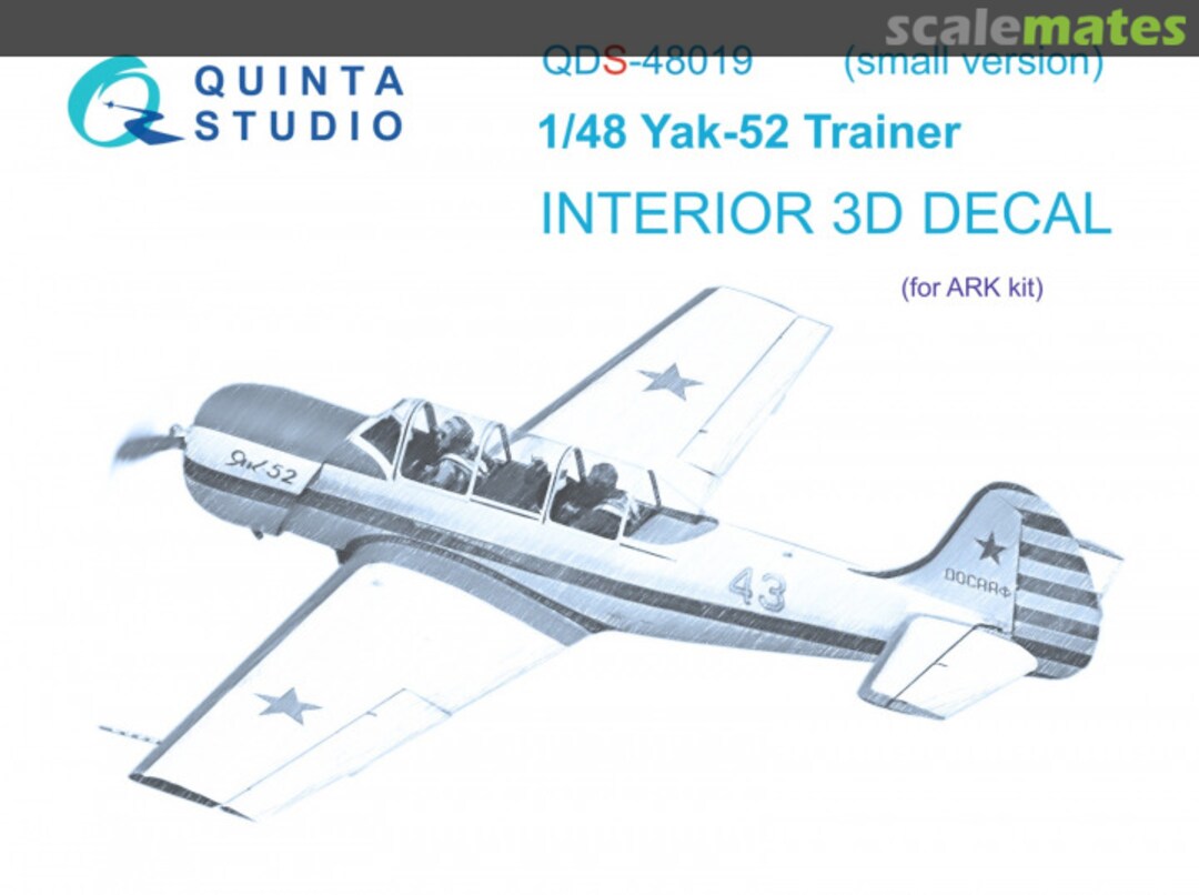 Boxart Yak-52 Trainer QDS-48019 Quinta Studio Boxart Yak-52 Trainer QDS-48019 Quinta Studio