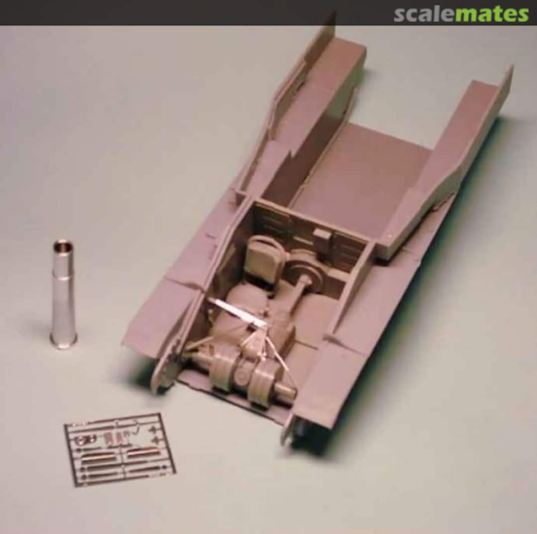 Boxart Grille ausfM sdkfz138/1 interior set with lathe turned aluminum barrel for ALAN Kit. BM023 Brach Model Boxart Grille ausfM sdkfz138/1 interior set with lathe turned aluminum barrel for ALAN Kit. BM023 Brach Model