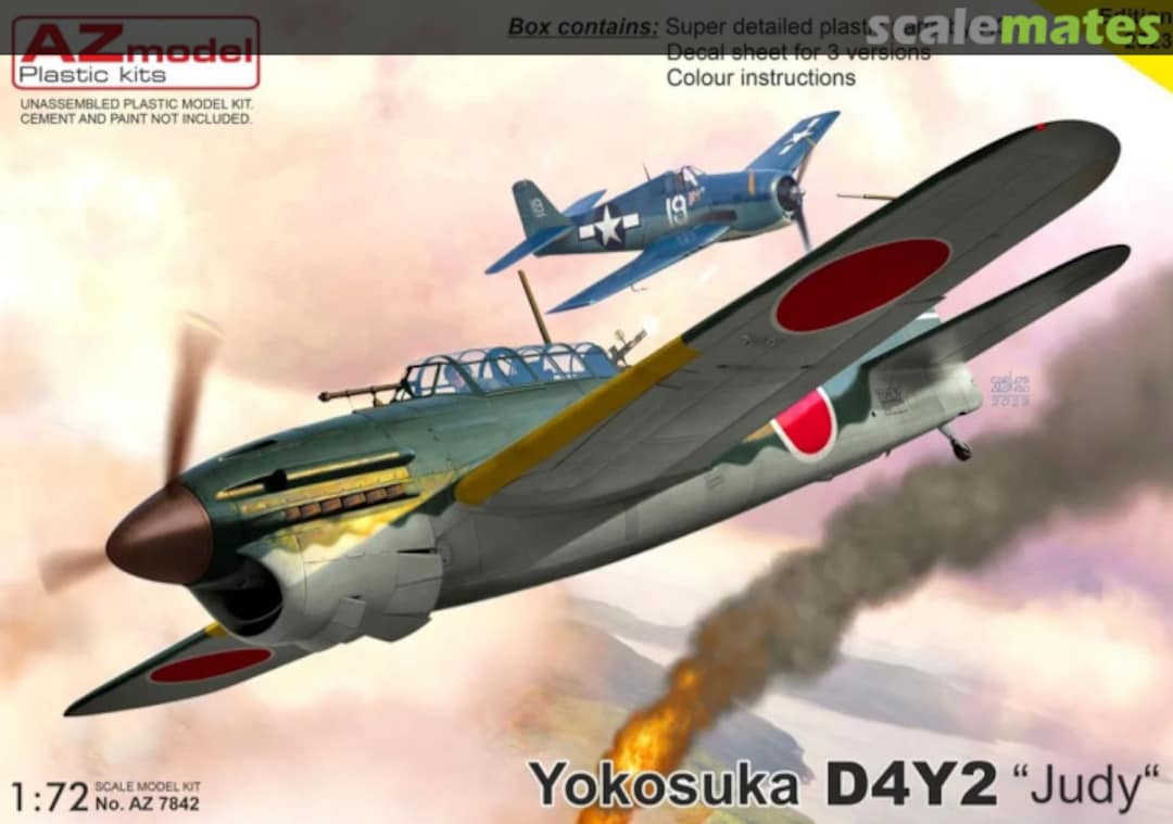Boxart Yokosuka D4Y2 „Judy“ AZ 7842 AZmodel Boxart Yokosuka D4Y2 „Judy“ AZ 7842 AZmodel