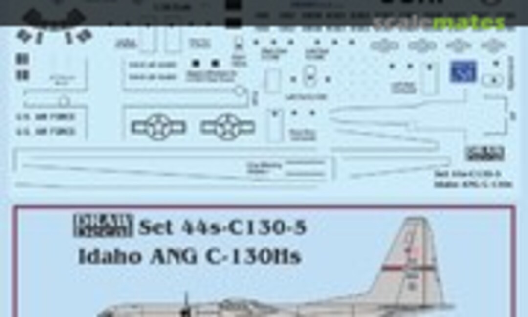 1:144 Idaho ANG C-130E / -Hs (Draw Decal 44s-C130-5) 44s-C130-5