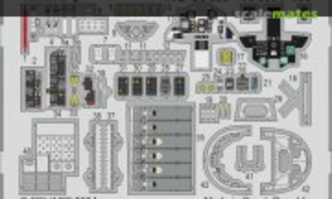 1:72 F-15C cockpit detail (Eduard SS835) SS835