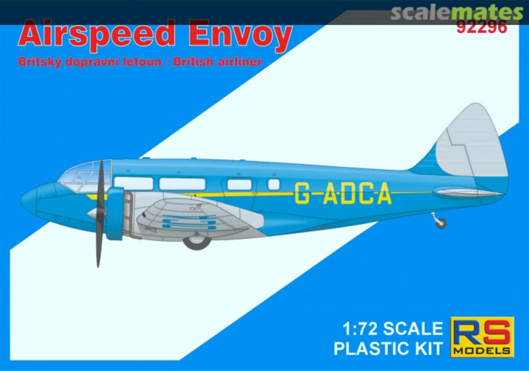 Boxart Airspeed Envoy 92296 RS Models Boxart Airspeed Envoy 92296 RS Models