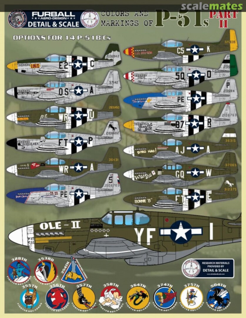 Boxart Colors and Markings of P-51’s part II F/D&S-4835 Furball Aero-Design Boxart Colors and Markings of P-51’s part II F/D&S-4835 Furball Aero-Design