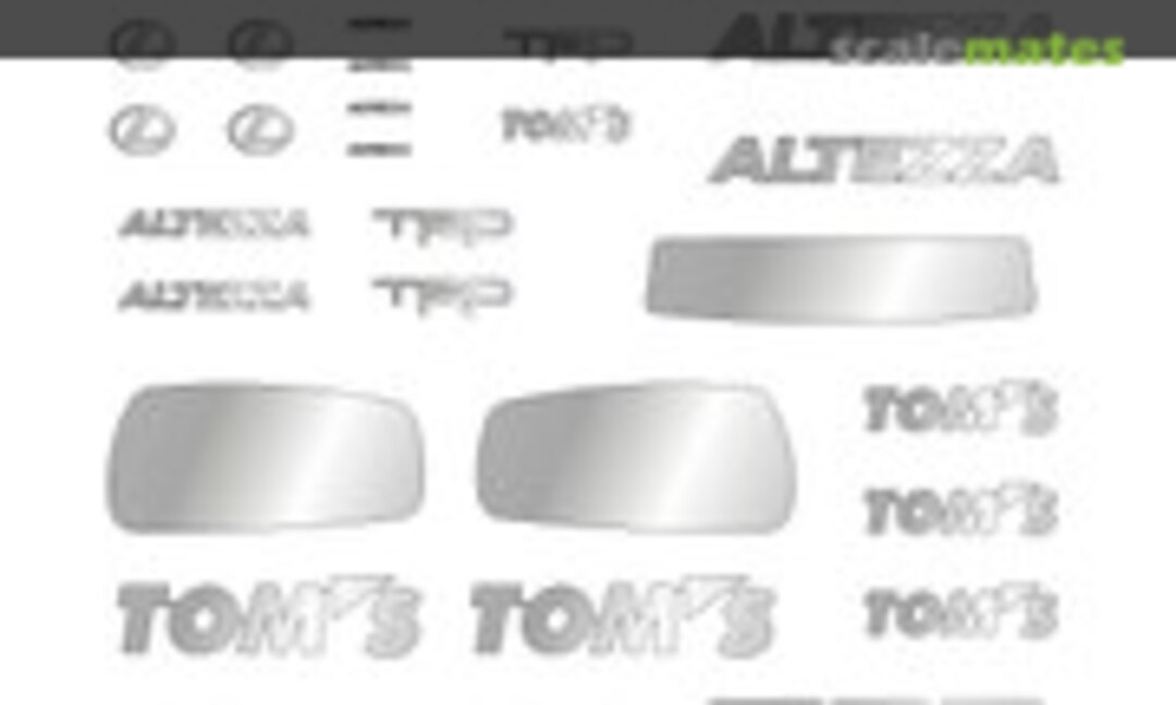 1:24 LEXUS IS200-ALTEZZA Sticker (A+ Club MS-058) MS-058