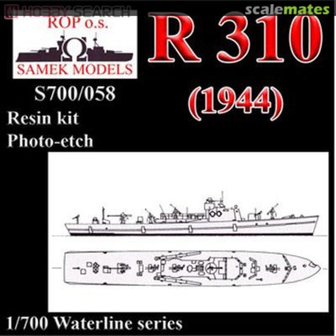 Boxart R 310 Germany 1944 S700/058 ROP o.s. Samek Models