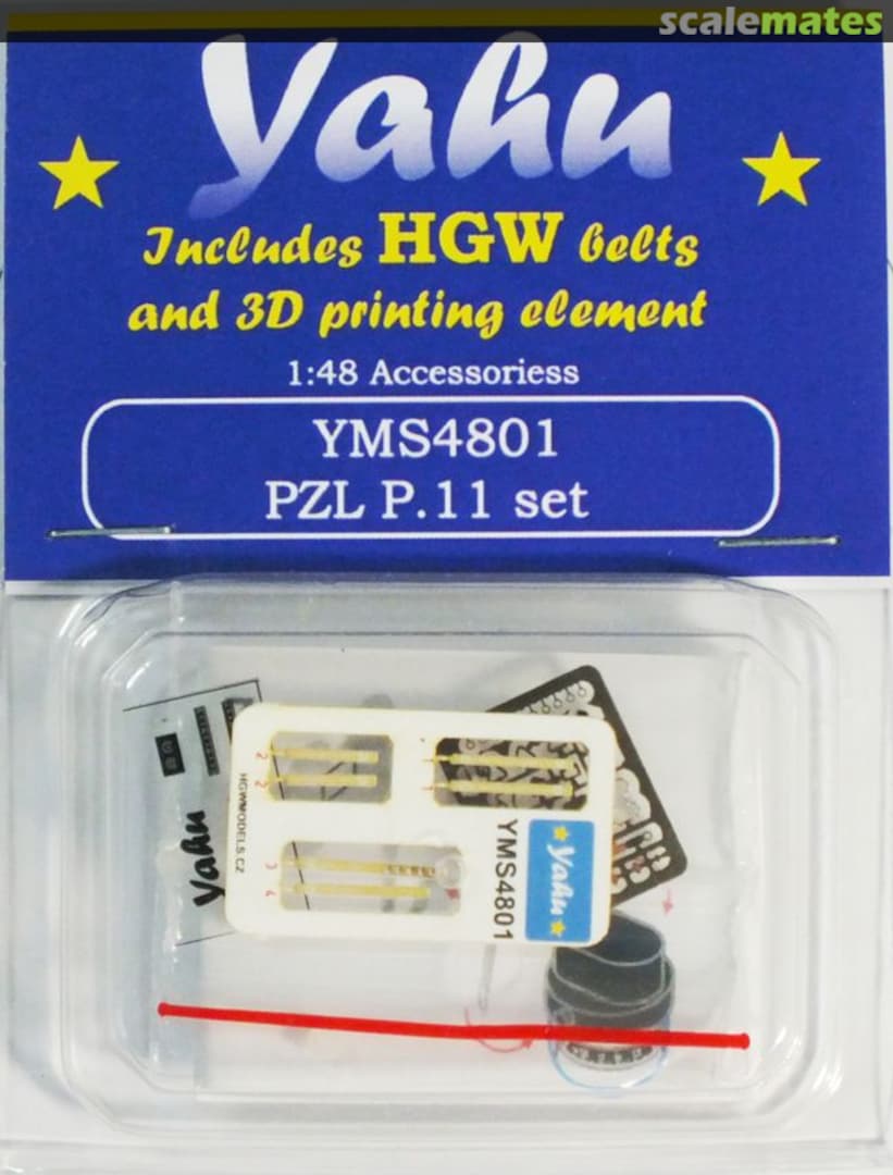 Boxart P.Z.L. P.11 set YMS4801 Yahu Models Boxart P.Z.L. P.11 set YMS4801 Yahu Models