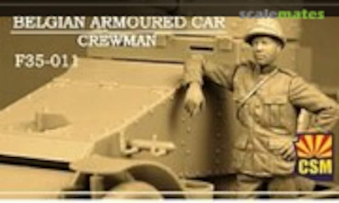 1:35 Armoured car crewman (Copper State Models F35-011) F35-011