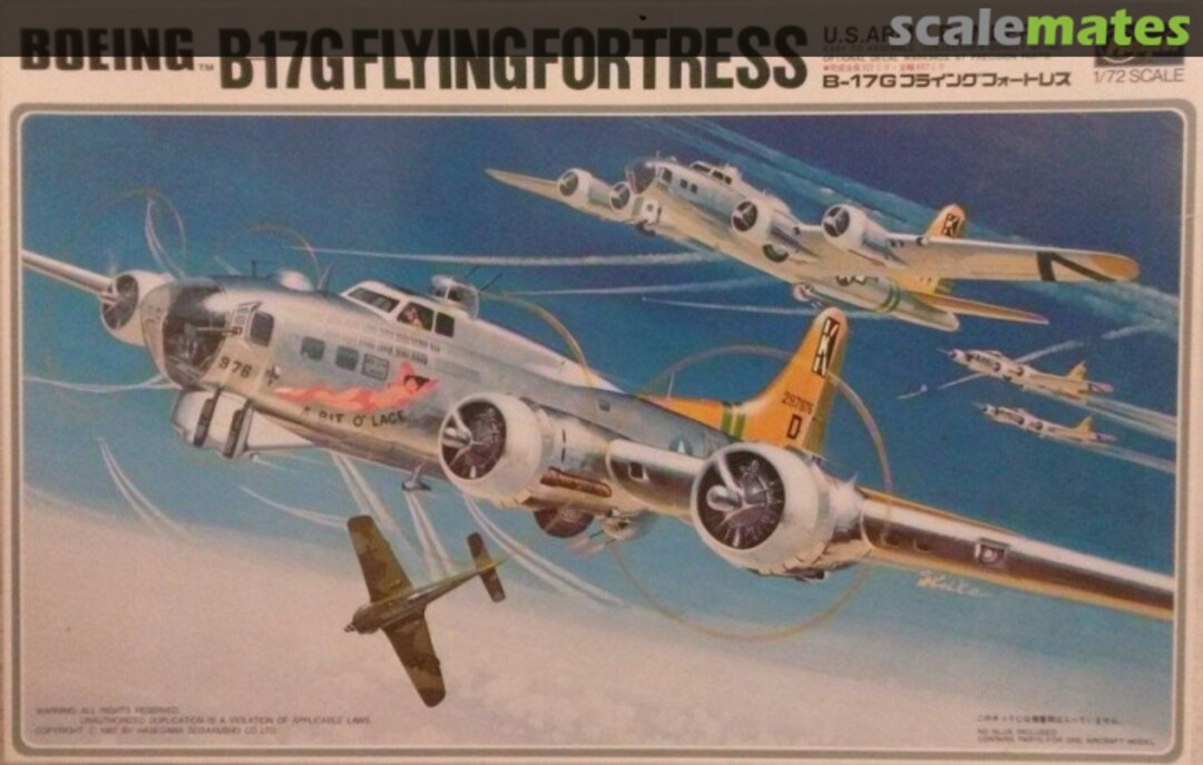 Boxart Boeing B-17G FlyingFortress K10X Hasegawa Boxart Boeing B-17G FlyingFortress K10X Hasegawa