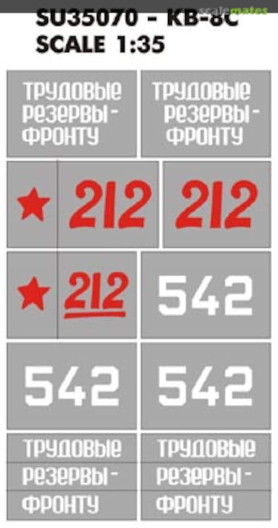 Boxart Mask for KB-8C SU35070 Hobby Plus