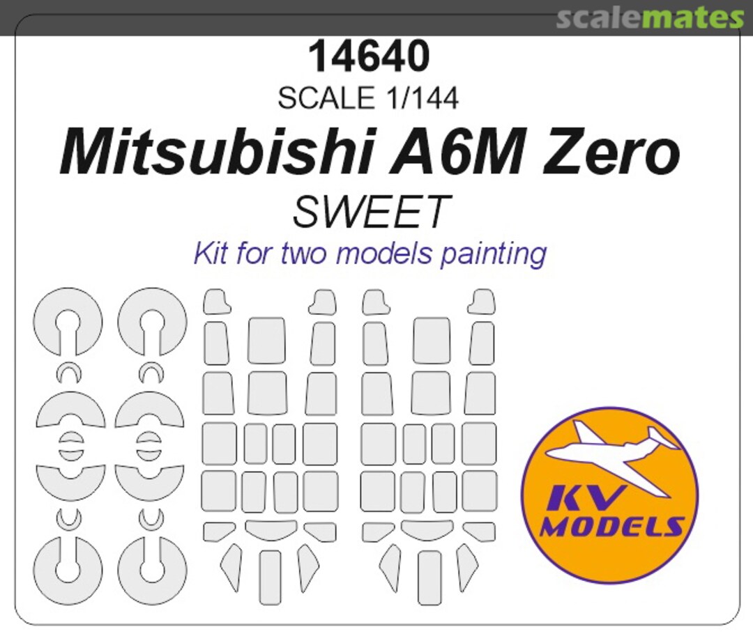 Boxart Mitsubishi A6M Zero 14640 KV Models Boxart Mitsubishi A6M Zero 14640 KV Models