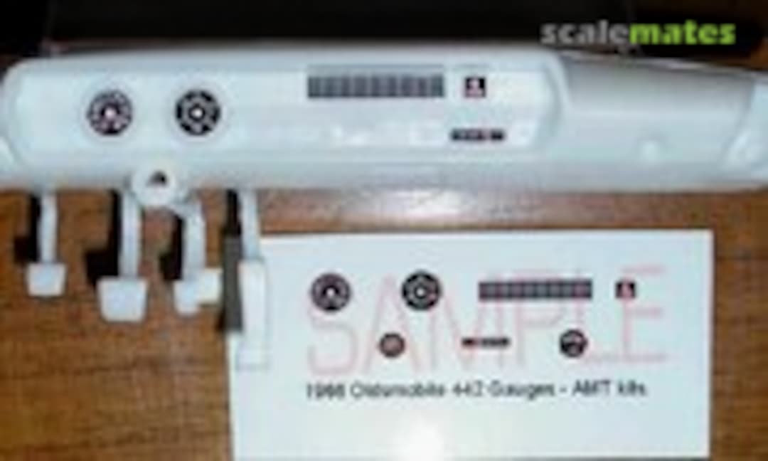 1:25 1966 OLDSMOBILE 442 GAUGE FACES (Best Model Car Parts )