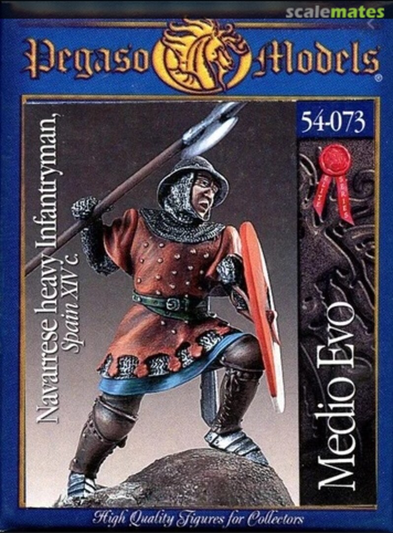 Boxart Navarrese Heavy Infantryman Spain XIVc 54-073 Pegaso Models Boxart Navarrese Heavy Infantryman Spain XIVc 54-073 Pegaso Models