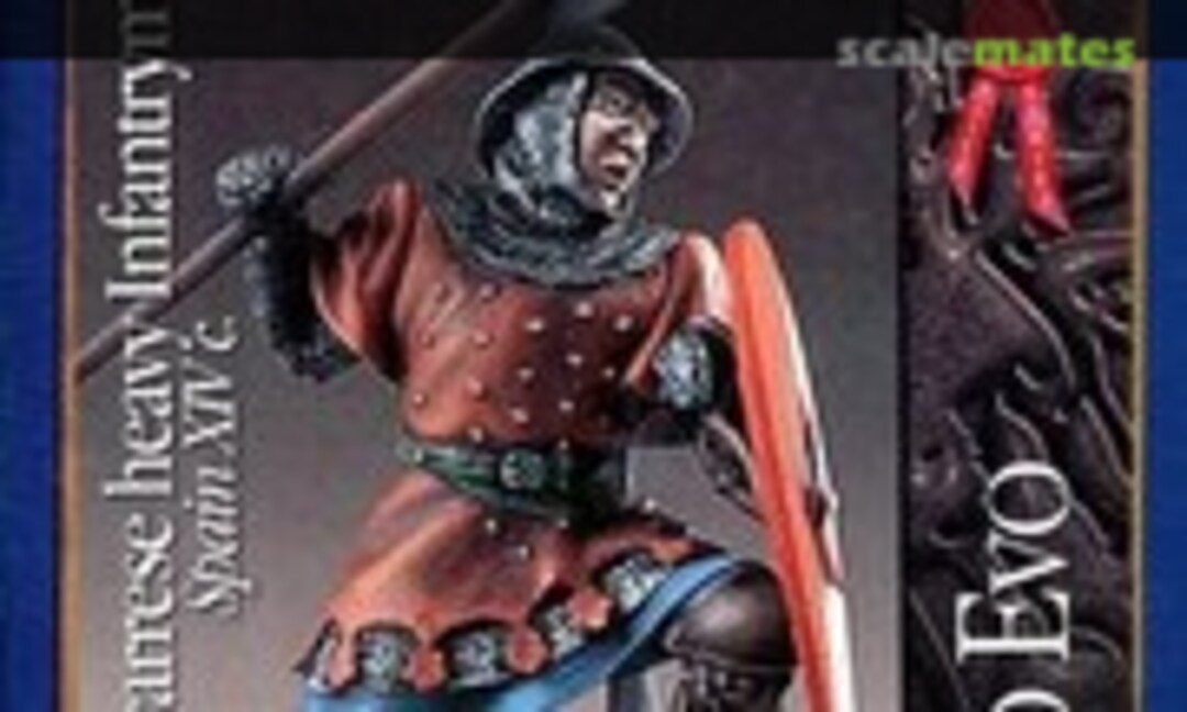 54mm Navarrese Heavy Infantryman Spain XIVc (Pegaso Models 54-073) 54-073