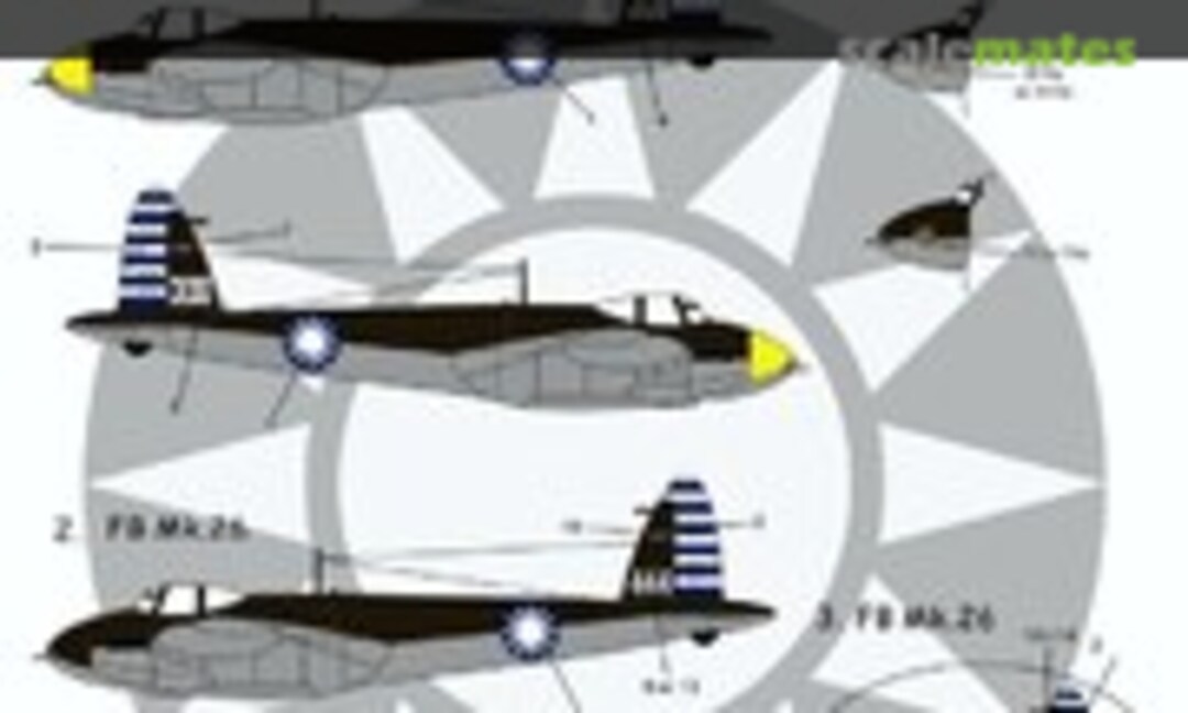 1:72 de Havilland Mosquito F.B.Mk.26 & T.Mk.29, ROCAF (Bestfong 72014a) 72014a