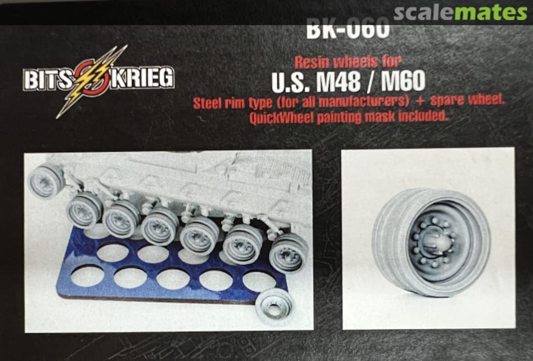 Boxart M48/M60 STEEL RIM & MASK BK-060 BitsKrieg Boxart M48/M60 STEEL RIM & MASK BK-060 BitsKrieg