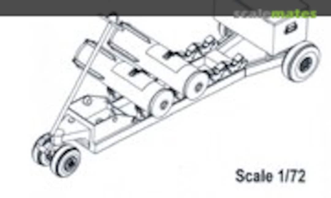 1:72 Aerial bombs cart (Amigo Models АМС 72113) АМС 72113