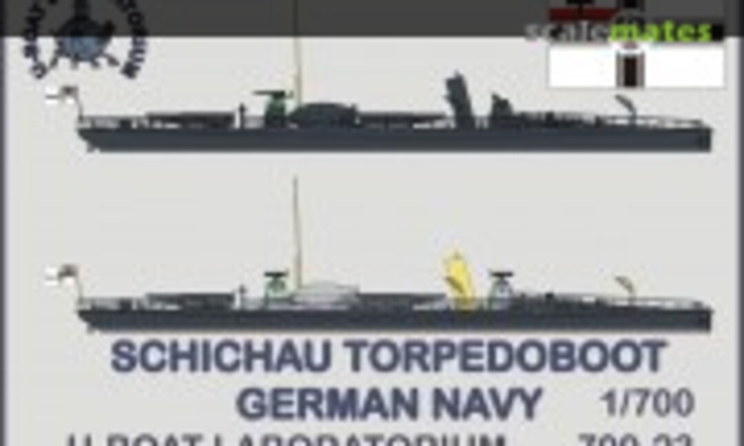 1:700 Schichau Torpedoboot German Navy (U-Boat-Laboratorium 700-23) 700-23