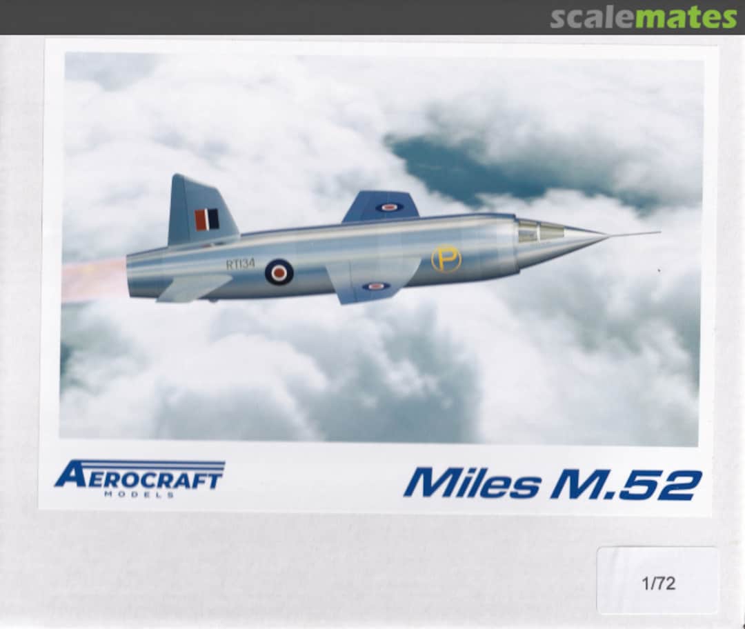 Boxart Miles M.52 ACMK7203 Aerocraft Models Boxart Miles M.52 ACMK7203 Aerocraft Models