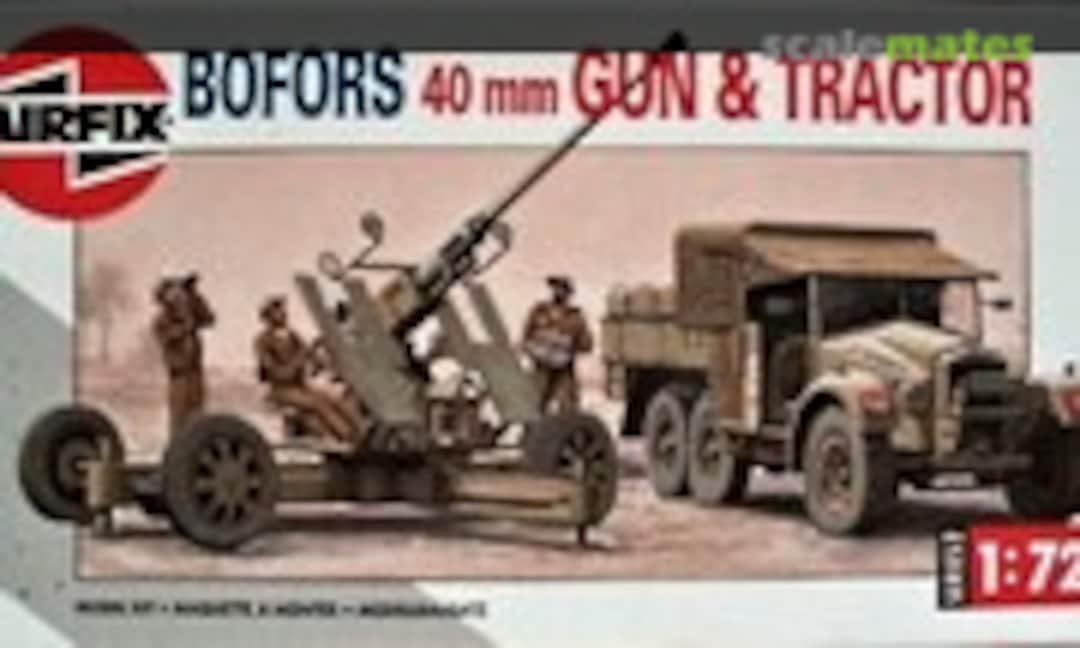 1:76 Bofors 40mm Gun &amp; Tractor (Airfix 02314)